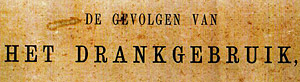 De gevolgen van het drankgebruik