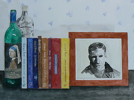 aquarel van Pim van der Wel