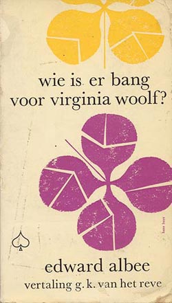Omslag Wie is er bang voor Virginia Woolf?, 5e druk februari 1952