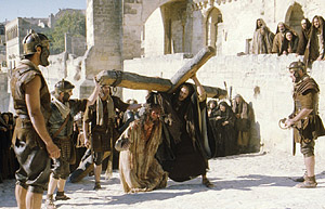 Jezus onderweg naar Golgotha