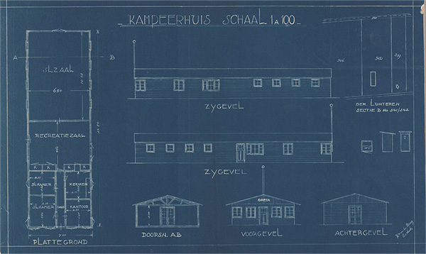 bouwtekening kampeerhuis